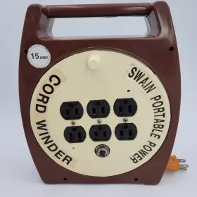 SP-250 SWAIN Extension Cord Winder Gauge Outlet Circuit #2 SP-250 SWAIN Extension Cord Winder Gauge Outlet Circuit #2