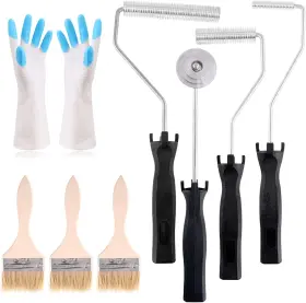 S670 SWPEET Fiberglass Roller Detail Brush Gloves Laminating