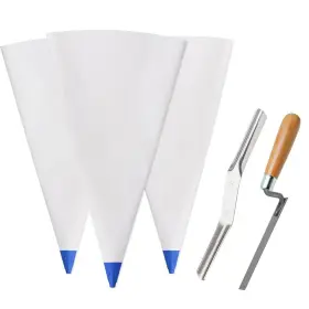 B08G5BP7DH TAHIKEM Pack Tile Grout Masonry Mortar Bag Tear