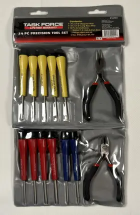 122551 TASK FORCE Pliers Set Precision Tool Screwdriver 122551 TASK FORCE Pliers Set Precision Tool Screwdriver