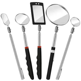 DK-061010D18 TATUO Telescoping Mirror Set Round Steel Rota