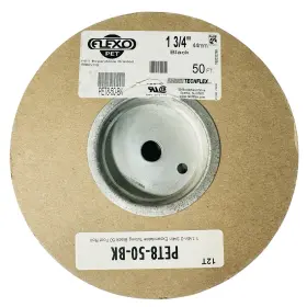 PET8-50-BK TECHFLEX Expandable Braided Sleeving Flexo Pet