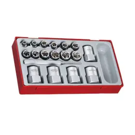 TTBE18 TENG TOOLS Drive Stud Extractor Lug Nut Set