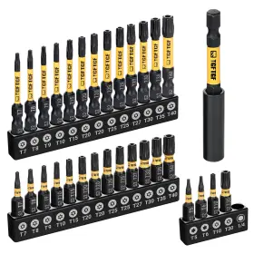 700301T-31-1 TGFTGF Impact Torx Bit Set Steel Security Tamper