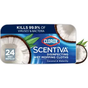 32034 THE CLOROX COMPANY Scentiva Disinfecting Pads Coconut