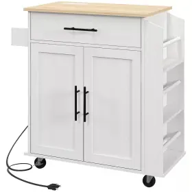 445056717732 TILEON Wood Kitchen Island Microwave Stand Ac 445056717732 TILEON Wood Kitchen Island Microwave Stand Ac