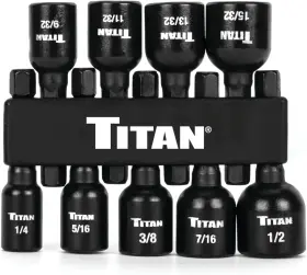 16298 TITAN Magnetic Nut Driver Set Setter 16298 TITAN Magnetic Nut Driver Set Setter
