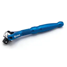 Titan 802090113154 1/4 Inch Drive Swivel Head Micro Ratchet