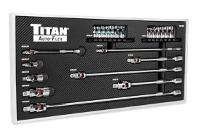 TTN-85499 TITAN Auto Flex Socket Extension Set