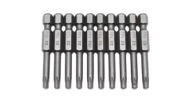 73382 TMAX Torx Star Head Screwdriver Bit Set Steel Point