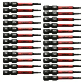 Tmax 77174 25 Pc H5/64 H-5/64 Inch Hex Head Allen Wrench Black High Torque Impact Screwd Tmax 77174 25 Pc H5/64 H-5/64 Inch Hex Head Allen Wrench Black High Torque Impact Screwd