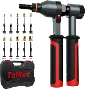 445050880845 TOLRET Rivet Nut Tool Rivnut Mandrels Kit 445050880845 TOLRET Rivet Nut Tool Rivnut Mandrels Kit
