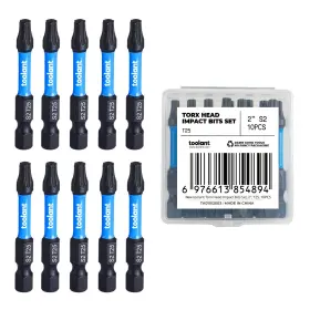 976613854894 TOOLANT Impact Torx Bits Hex Shank Steel Star