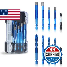 B0DF7FJ5JL TOOLANT Diamond Drill Bits Set Glass Ceramic Tile