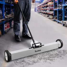 655302158906 TOOLWIZ Magnetic Sweeper Wheels Rolling #2