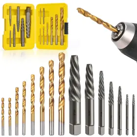 T8026-T8051 TOPEC Screw Extractor Set Right Drill Bits T8026-T8051 TOPEC Screw Extractor Set Right Drill Bits