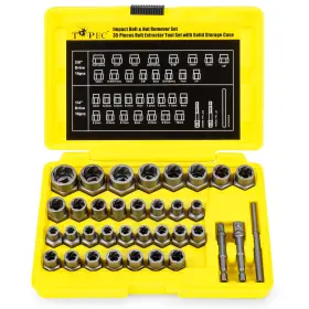 T8115 TOPEC Bolt Extractor Socket Set Kit T8115 TOPEC Bolt Extractor Socket Set Kit
