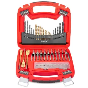 TX076 TOPEX Drill Bit Set Hss Titanium Screwdriver Storage TX076 TOPEX Drill Bit Set Hss Titanium Screwdriver Storage