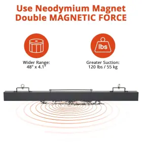 198290805471 TOWALLMARK Magnetic Sweeper Magnets Steel #2