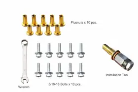 727542638422 TRUE RACKS Rivet Nut Bullbed Plusnut Setting Kit 727542638422 TRUE RACKS Rivet Nut Bullbed Plusnut Setting Kit
