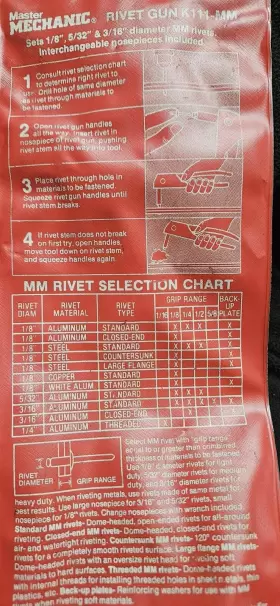 K111 MASTER Mechanic Rivet Gun #3 K111 MASTER Mechanic Rivet Gun #3