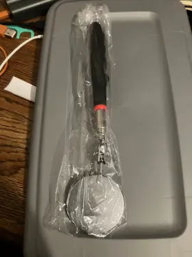 3.25 TRUEVUE Telescoping Mirror Rubber Grip Up