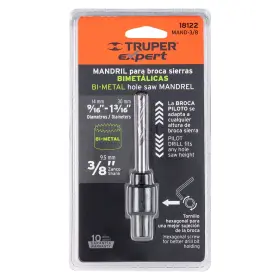 16FTFTDIAMETROS TRUPER Mandril Para Broca Cierras #3