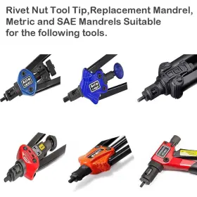 738627508370 TWT Mandrel Nut Rivet Tool #3