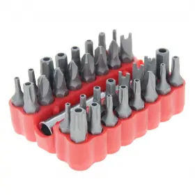Utoolmart Ut191119y-0086 33 In 1 Crv Screwdriver Bit Set 1/4 Inch Hex Shank Tools Extension Holder Red Utoolmart Ut191119y-0086 33 In 1 Crv Screwdriver Bit Set 1/4 Inch Hex Shank Tools Extension Holder Red