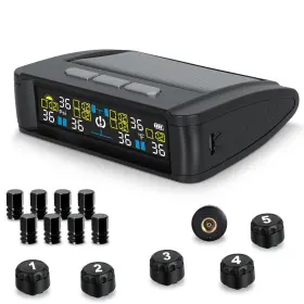 T11-6 VAMOTA Rv Tire Pressure Monitoring Monitor Solar Charge T11-6 VAMOTA Rv Tire Pressure Monitoring Monitor Solar Charge