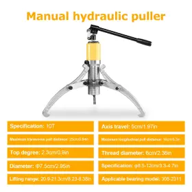 VH00509-A0489-027-6 VANBRO Hydraulic Gear Puller Set Tool Hub
