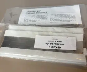 05K3010 VERITAS Set Cabinet Scrapers Pack Hardened Steel Lee