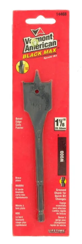 14468 VERMONT AMERICAN Spade Bit 14468 VERMONT AMERICAN Spade Bit