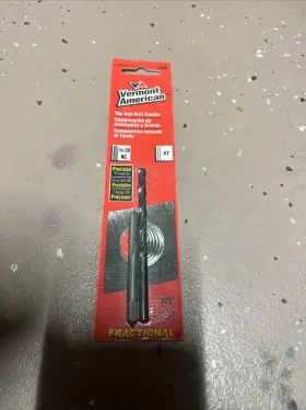 21666 VERMONT AMERICAN Tap Proper Drill Bit 21666 VERMONT AMERICAN Tap Proper Drill Bit