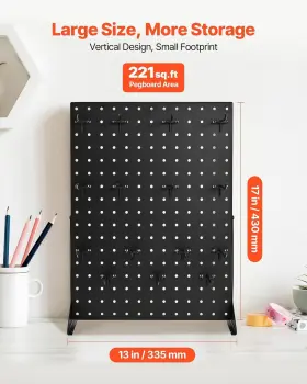 197988337522 VEVOR Pegboard Display Stand Hooks Panels