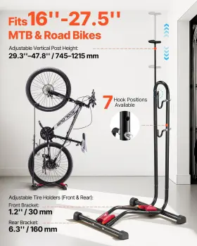 197988528401 VEVOR Bicycle Storage Floor Freestanding Bike