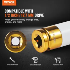 197988764960 VEVOR Lug Nut Impact Socket Set Drive