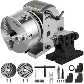 609832097372 VEVOR Dividing Head Set Chuck Semi Milling 609832097372 VEVOR Dividing Head Set Chuck Semi Milling