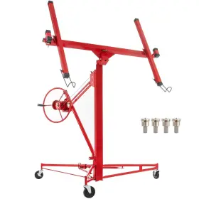 810087877583 VEVOR Drywall Rolling Panel Sheetrock Lift Weig
