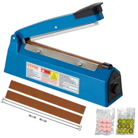 840349961927 VEVOR Impulse Sealer Manual Heat Seal Heating 840349961927 VEVOR Impulse Sealer Manual Heat Seal Heating
