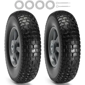 FPLJAZPU180LBKDVKV0 VEVOR Solid Flat Tire Wheel Dynamic