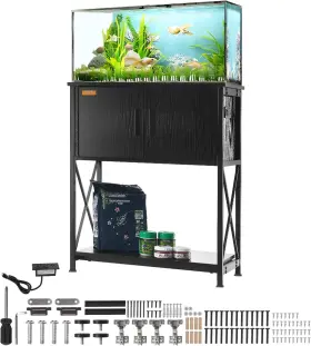 GSSU-FTS015 VEVOR Aquarium Stand Gallon Fish Tank Steel Mdf GSSU-FTS015 VEVOR Aquarium Stand Gallon Fish Tank Steel Mdf