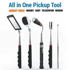 749350465939 VIBELITE Telescoping Magnetic Up Tool Rod Round #3