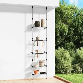 720287018629 VIDAXL Telescopic Garden Rack Shelves