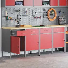 721158653475 VIDAXL Cabinet Set Steel