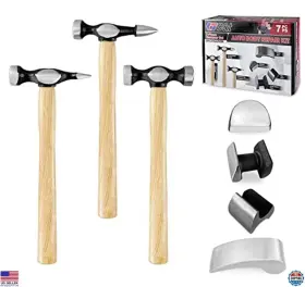 T7-4 STEEL Auto Body Repair Tool Carbon Dolly Hammer Set Kit T7-4 STEEL Auto Body Repair Tool Carbon Dolly Hammer Set Kit