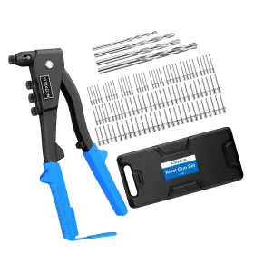VOR053-DEFBA1 VORXEON Pop Rivet Gun Riveter Tool Drill Kit VOR053-DEFBA1 VORXEON Pop Rivet Gun Riveter Tool Drill Kit