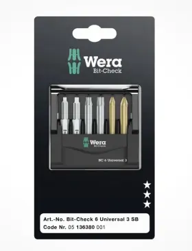 05136380001 WERA TOOLS Bit Check Set