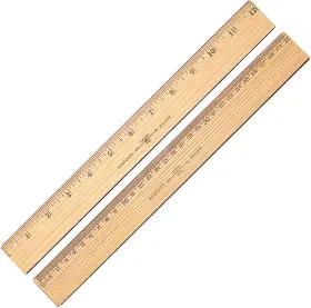 10375 WESTCOTT Wood Ruler Edge