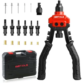 WE-890 WETOLS Rivet Nut Tool Gun Reamer Set WE-890 WETOLS Rivet Nut Tool Gun Reamer Set